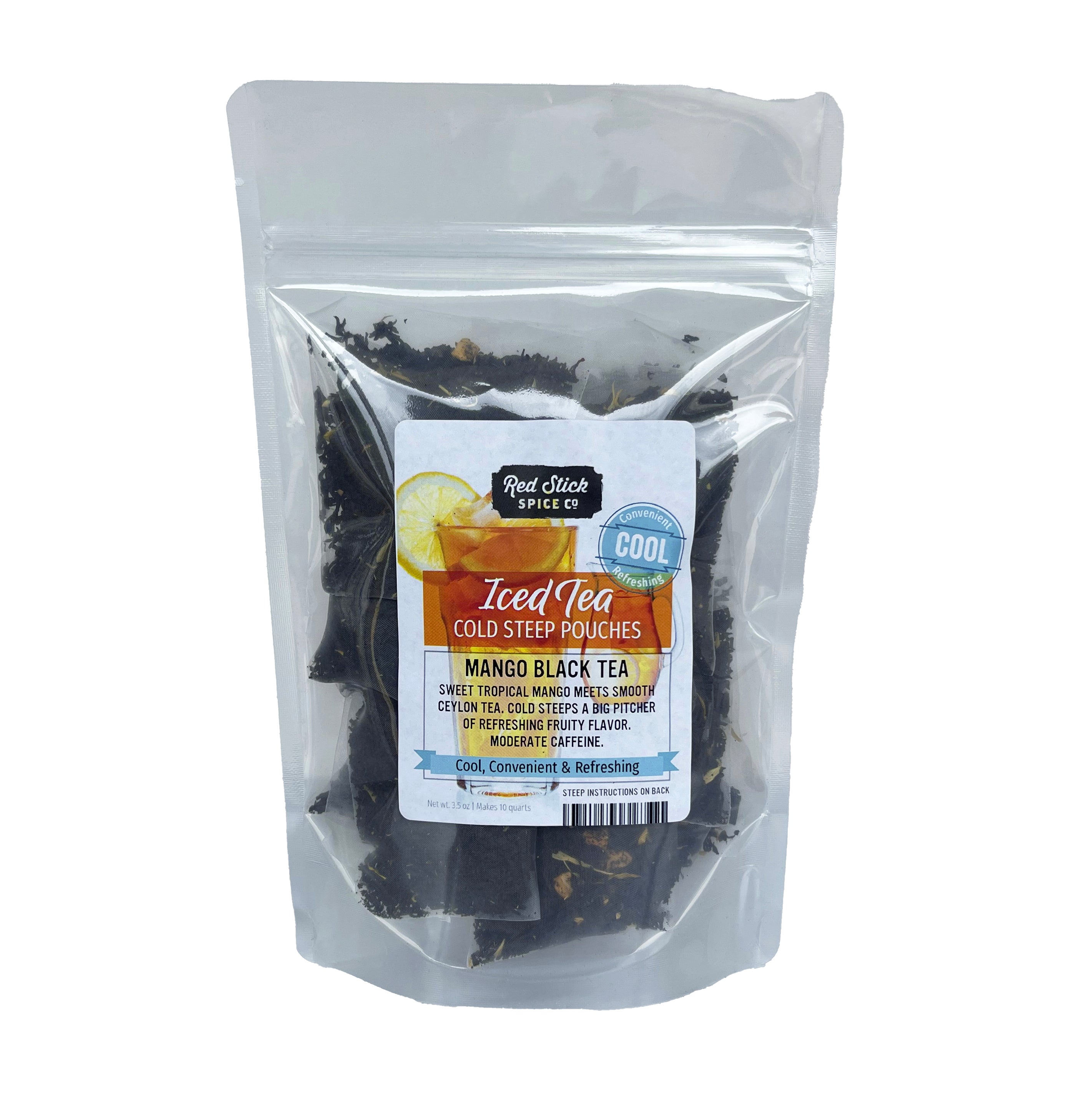 Refreshing Southern Iced Black Tea - Premium Loose Leaf Tea for Summer Drinks, Iced Tea Maker & Sweet Tea Recipes - Perfect for Backyard BBQs, Picnics and Hot Summer Days