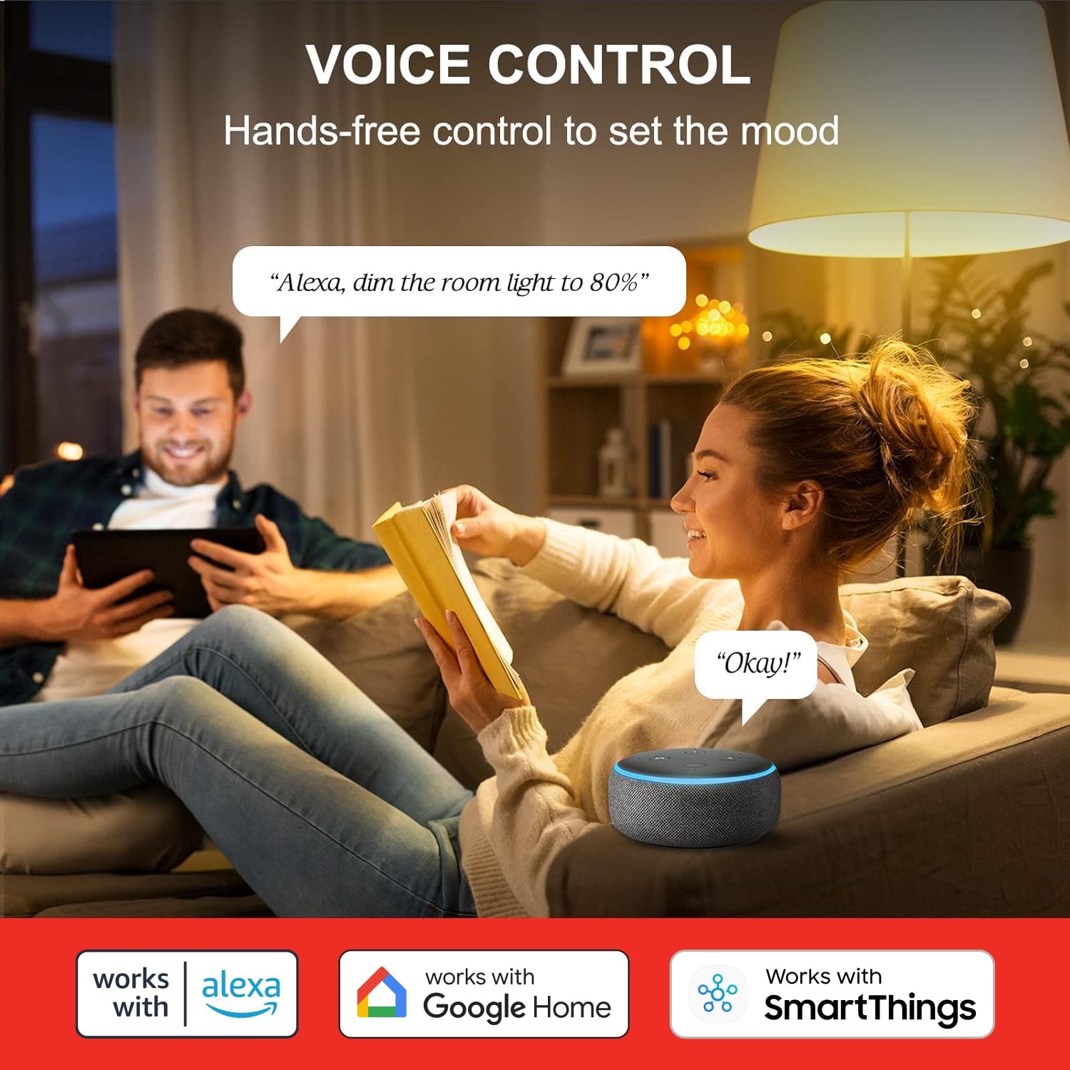 Sengled Smart WiFi Light Bulb - Works with Alexa & Google Home, No Hub Required, Dimmable LED Bulb (A19, Soft White 2700K, 800LM, 60W Equivalent) - Perfect for Bedrooms, Living Rooms & Smart Home Automation (1 Pack)