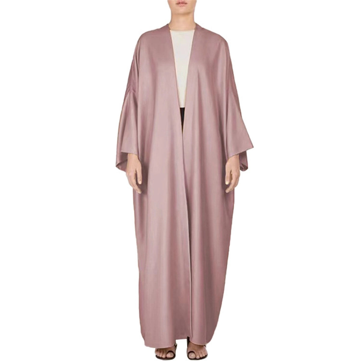 Elegant Open Front Cardigan Abaya Dress #25435 - Perfect for Casual Wear, Prayer, and Modest Fashion