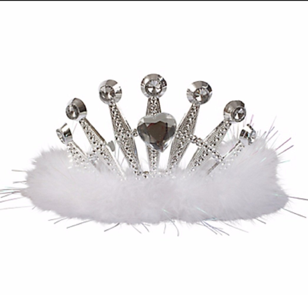 MARABOU TIARA - Elegant Feather Headpiece for Women | Perfect for Weddings, Parties, and Special Occasions