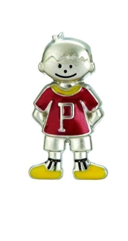 Personalized Kids Initial Name Tag for Boys - Custom Mini ID Tag - Perfect for Backpacks, Lunch Boxes & School Supplies