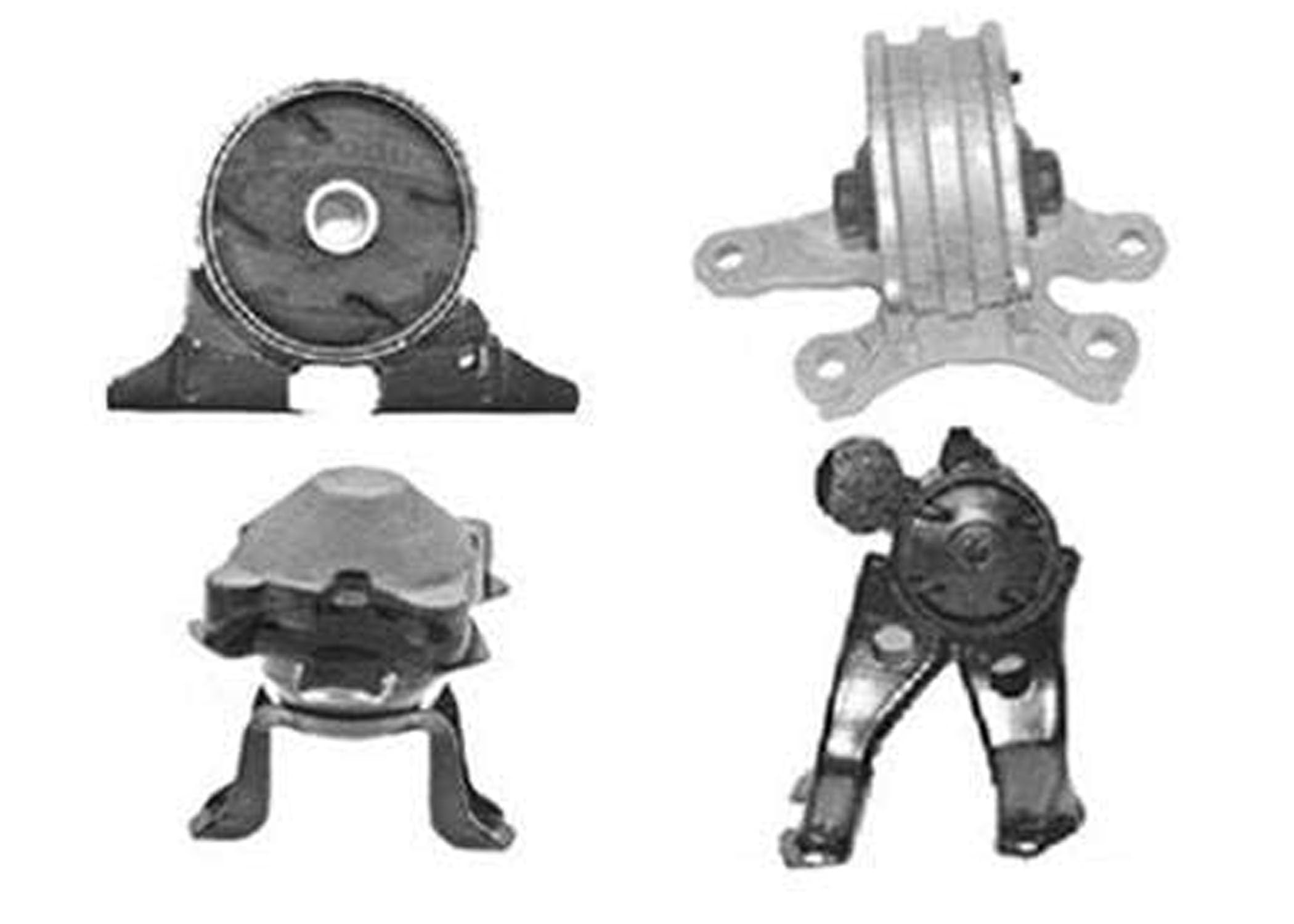 Replacement Engine Motor Transmission Mount Set for Mitsubishi Galant 3.8L (4Pc) - Compatible with Part Numbers A4624, A4627, A46, A4630 - Perfect for Smooth Ride & Vibration Reduction