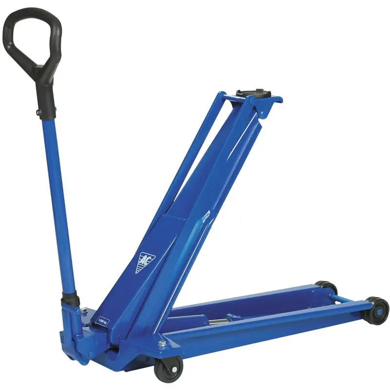 AC Hydraulic DK13HLQ 1.3 Ton Low Profile Car Jack - Perfect for Sports Cars, Sedans & Compact Vehicles (Garage & Roadside Use)