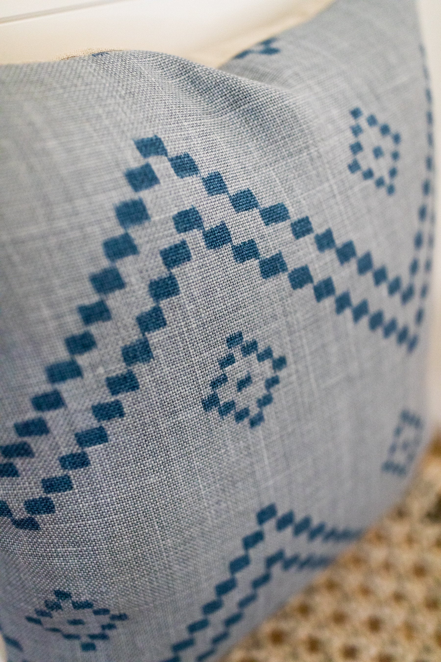 Peter Dunham Designer Pillow Cover Taj Mist/Blue - Ready to Ship | Luxury Home Decor for Living Room, Bedroom & Sofa