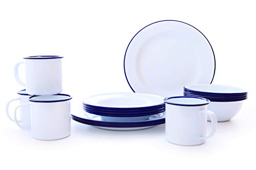 White w/ Blue Rim