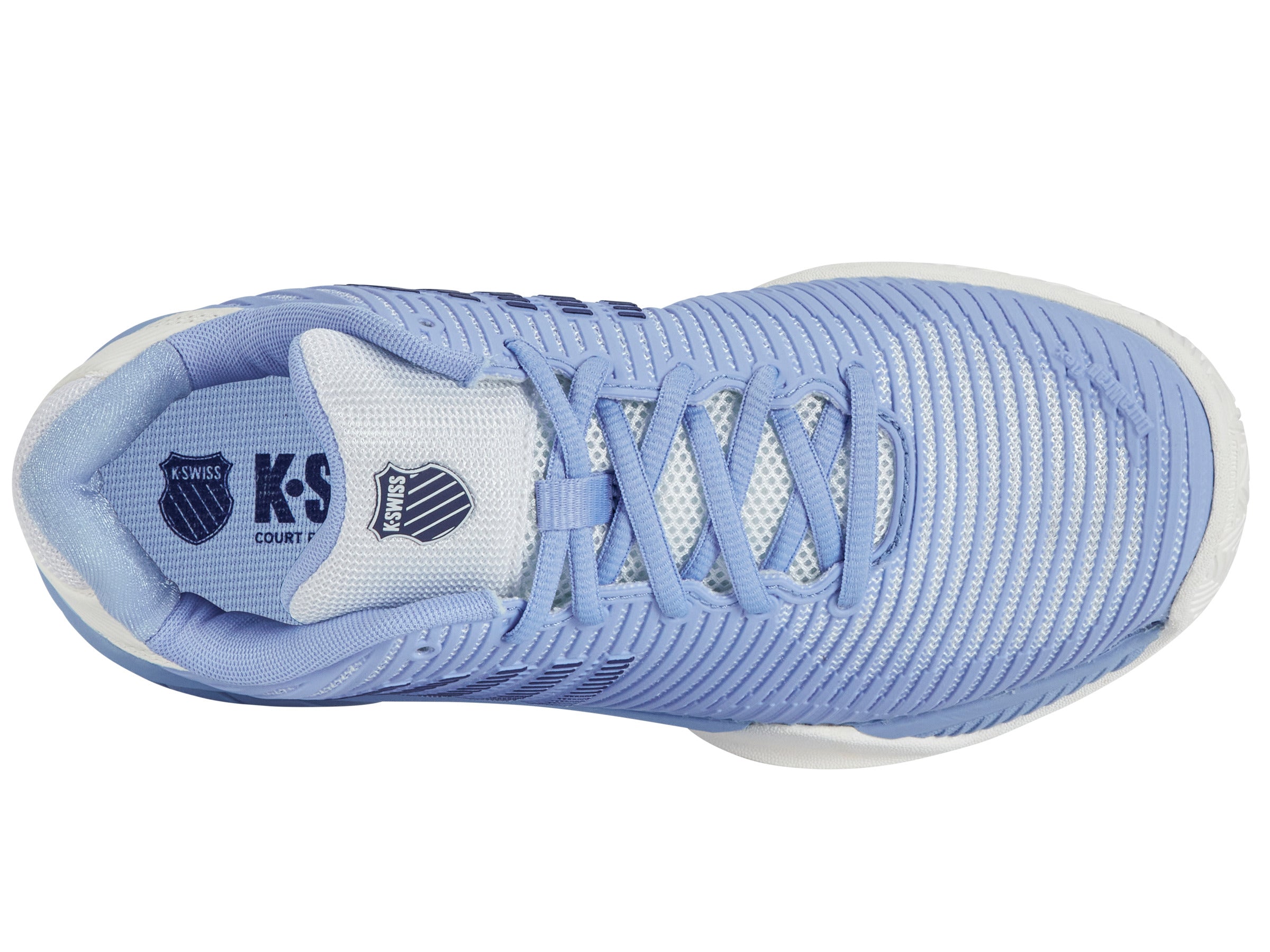 Hypercourt Express 2 Men's Running Shoes - Bright White/Open Air/Estate Blue | Lightweight & Breathable for Training, Gym & Outdoor Sports