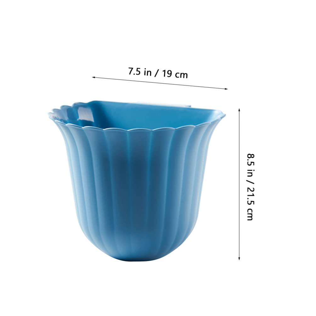 DOITOOL 4pcs Multi-Color Mini Hanging Trash Can for Kitchen Cabinet Door - Compact Garbage Bin for Home, Office, and RV Use