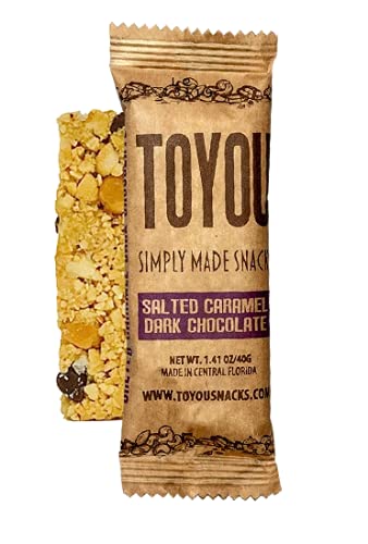 ToYou Snacks - Salted Caramel Dark Chocolate Box (14 Count) | Gourmet Chocolate Gifts for Holidays, Parties & Corporate Events | Premium Dark Chocolate with Sea Salt Caramel Filling