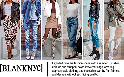 BLANKNYC Women's Faux Leather Moto Jacket - Stylish Biker Jacket for Women, Perfect for Casual Outfits & Night Out