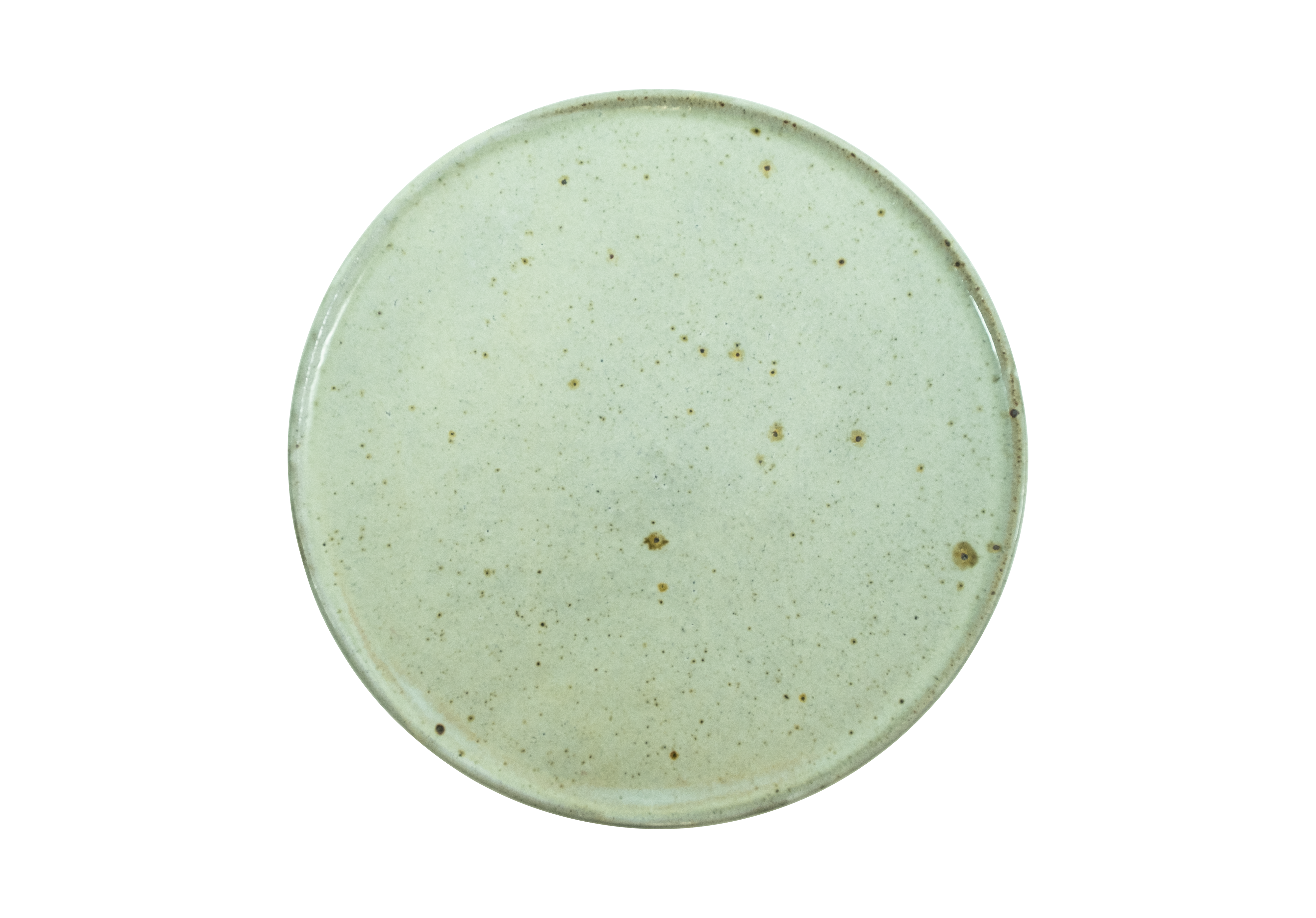 Komon Shinohara Flat Plate Kohiki - Japanese Handmade Ceramic Dinner Plate for Sushi, Tempura & Traditional Meals - Perfect for Home Dining & Restaurant Use