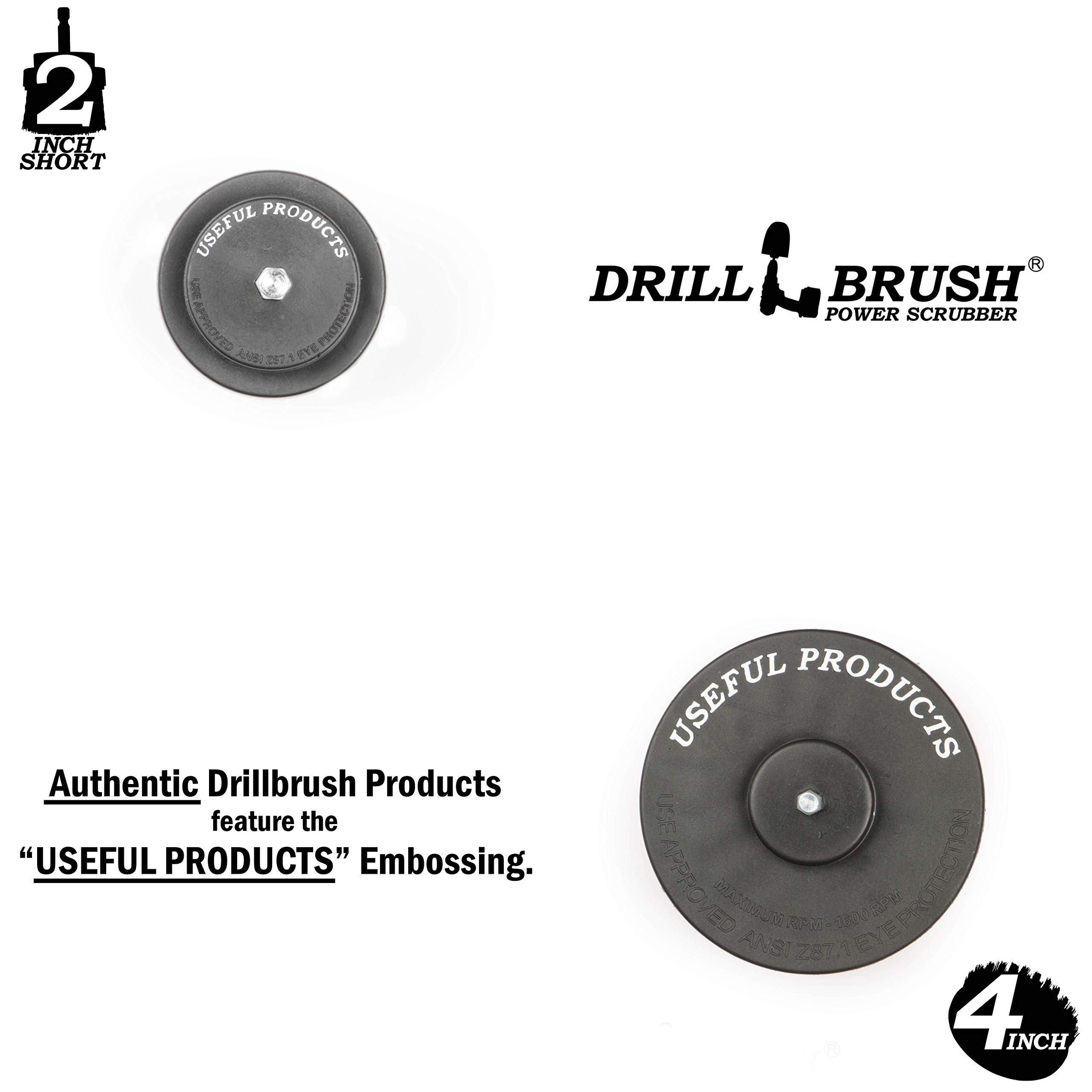 Drill Brush Kit for Cleaning - Power Scrubber Brush Set with Attachments for Bathroom, Shower, Bathtub & Grout - Heavy Duty Drill Brush Accessories for Deep Cleaning Bath Mats & Tiles