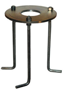 Ljusfors Lamp Post Mounting Bracket - Durable Outdoor Light Pole Base for Garden, Patio & Pathway Lighting