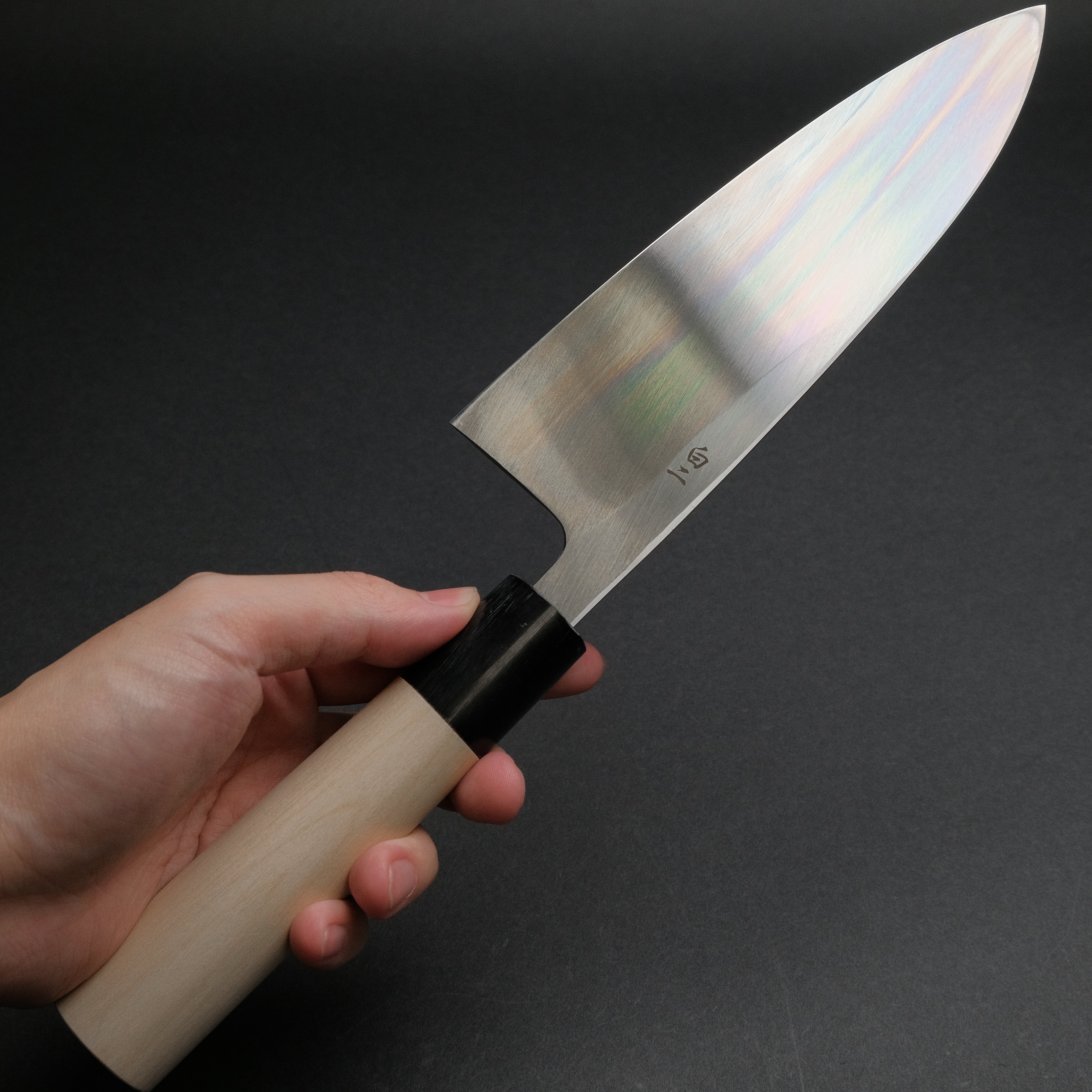 Premium Sakai Kikumori Shironiko White #2 Deba Knife 180mm - Magnolia Wood Handle - Japanese Kitchen Knife for Sushi, Fish Filleting & Professional Cooking