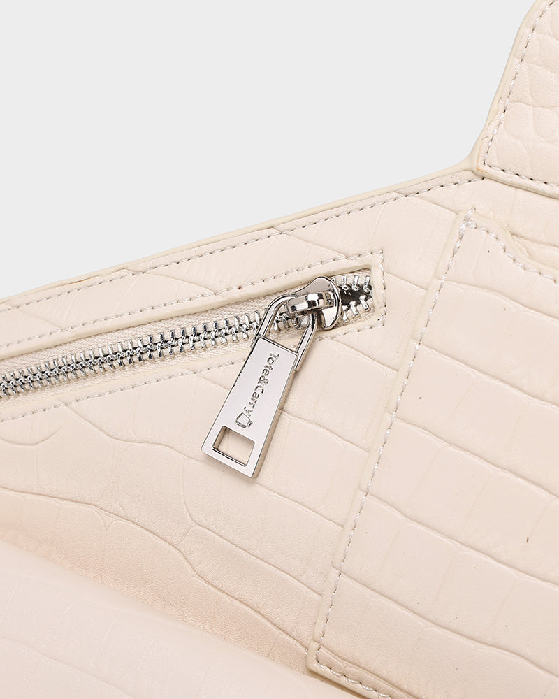 Blast Off Sling Bag - Cream White Crossbody Bag for Men & Women | Perfect for Travel, Hiking, and Everyday Use