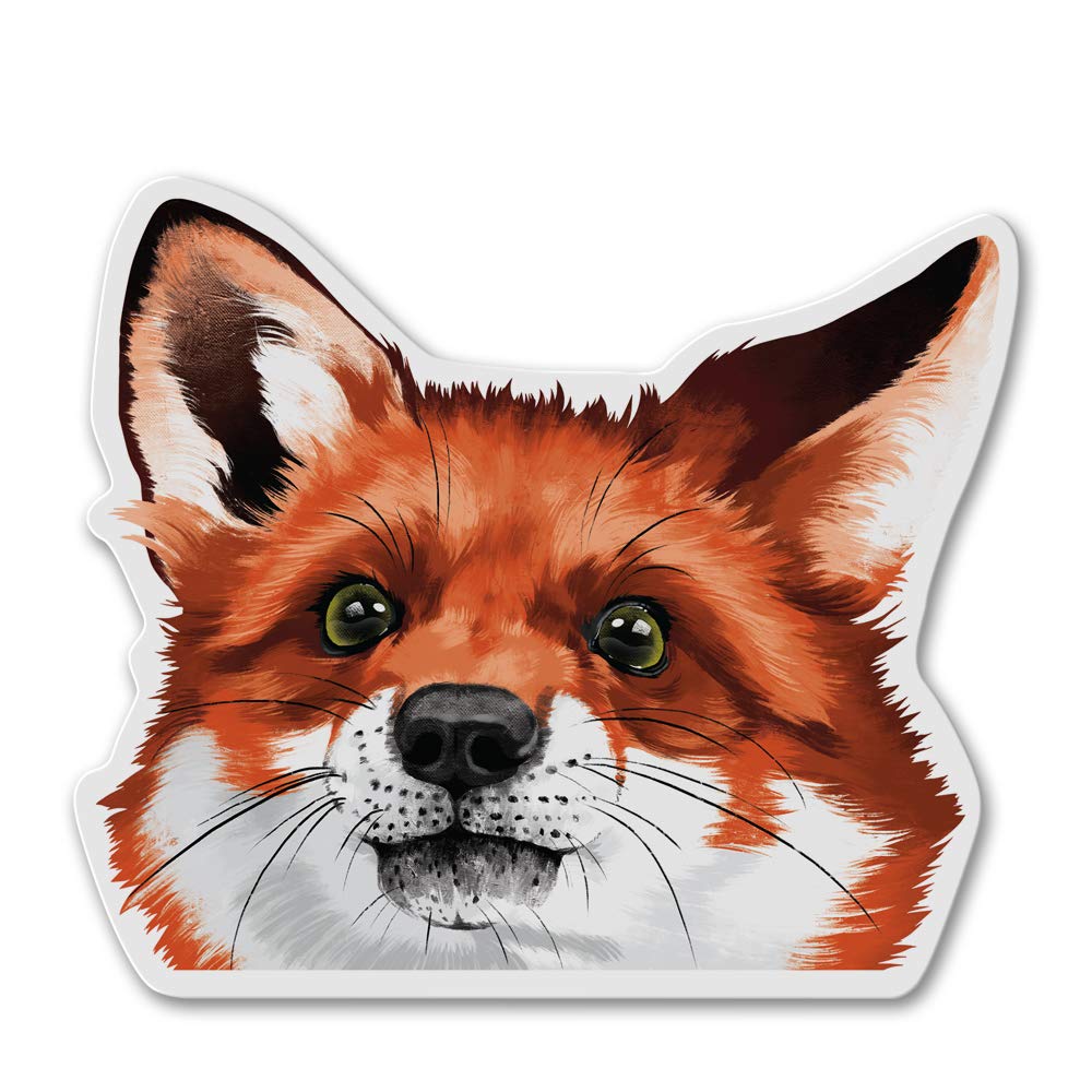 WIRESTER Red Fox Fridge Magnets for Refrigerator - Cute Kitchen Decor, Office & Home Accessories - Perfect for Notes, Photos, and Decorating Your Fridge