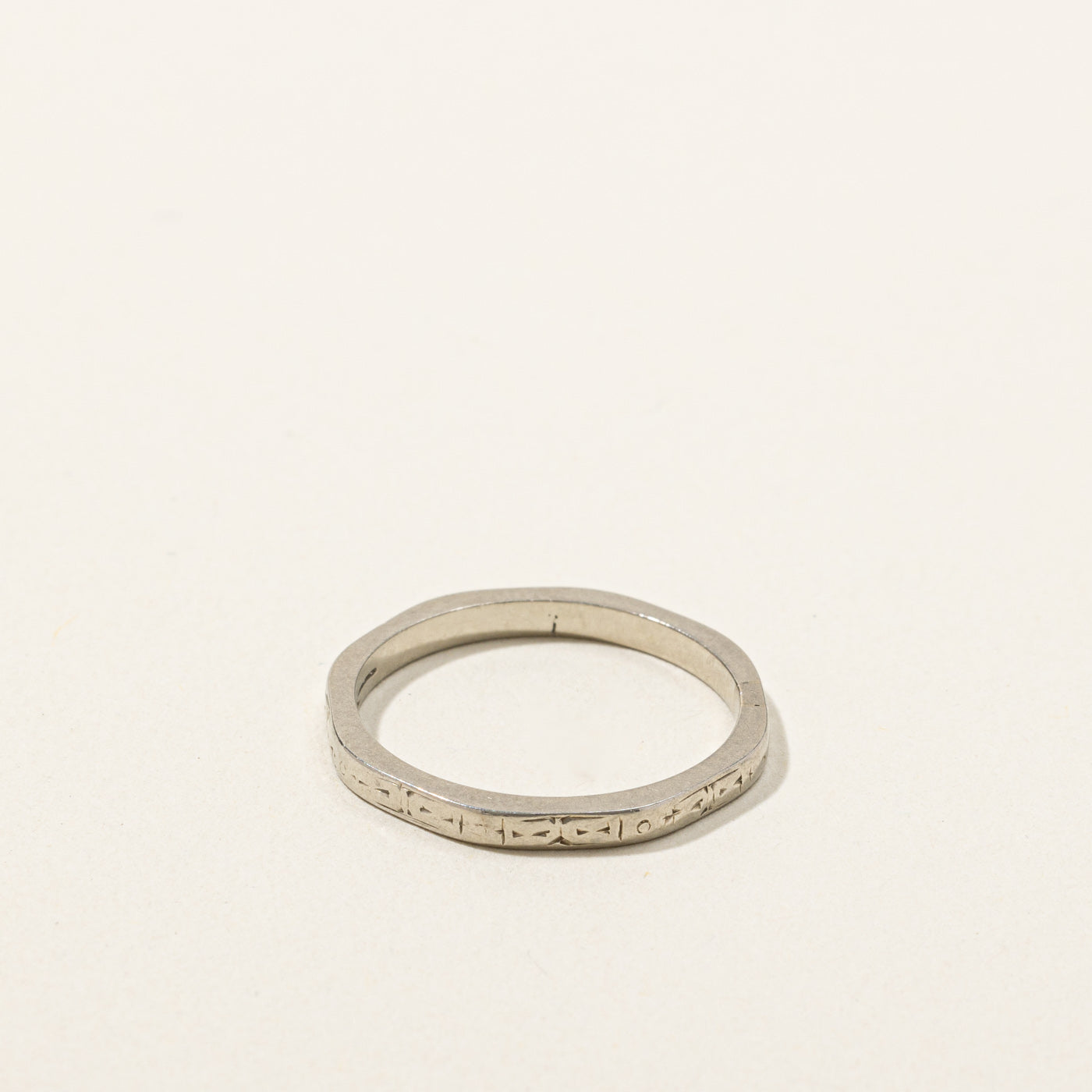 14K White Gold Wedding Band Ring for Women - Size 6, Durable & Elegant Bridal Jewelry - Perfect for Engagement, Anniversary & Everyday Wear