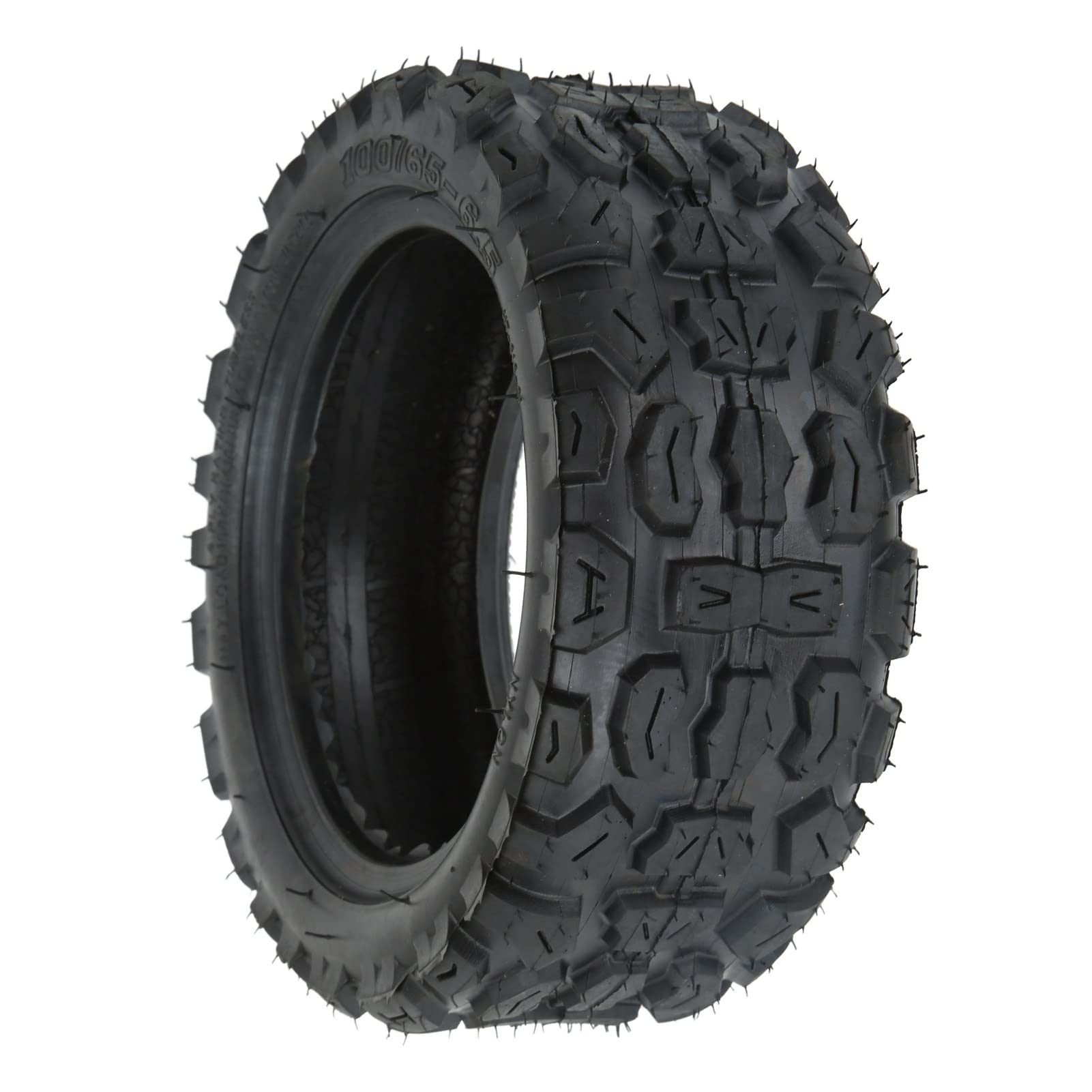 100/65-6.5 Electric Scooter Tire - Anti-Skid Thickened Rubber Vacuum Tire for 100/65-6.5 Electric Scooters | Durable Tubeless Design for Commuting & Urban Riding