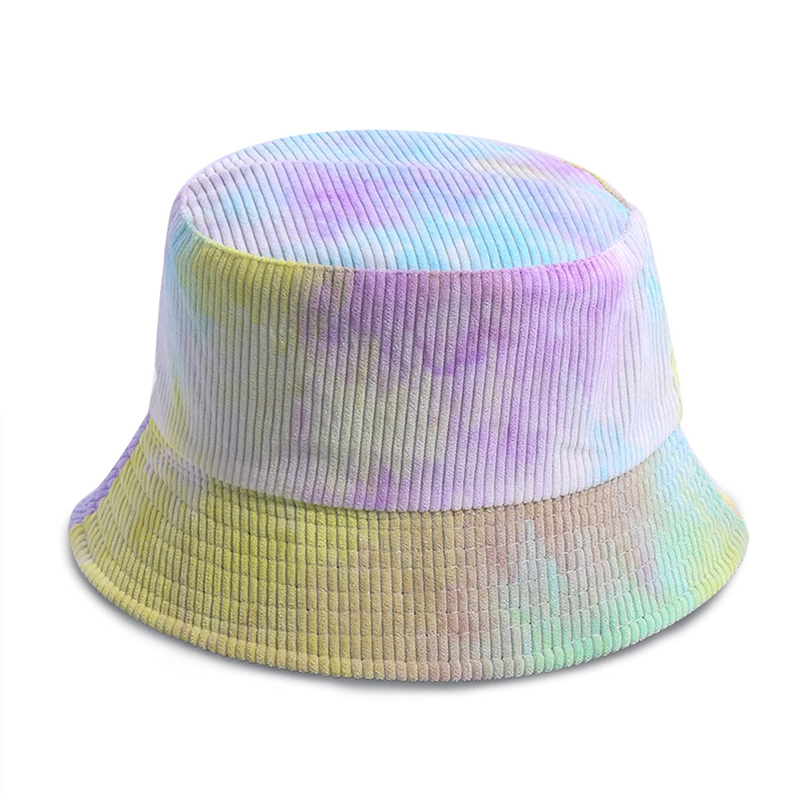 Embroidered Bucket Hat for Women - Fashionable Fisherman Print Sun Hat with Adjustable Tie - Perfect for Outdoor Sports, Beach & Baseball Games