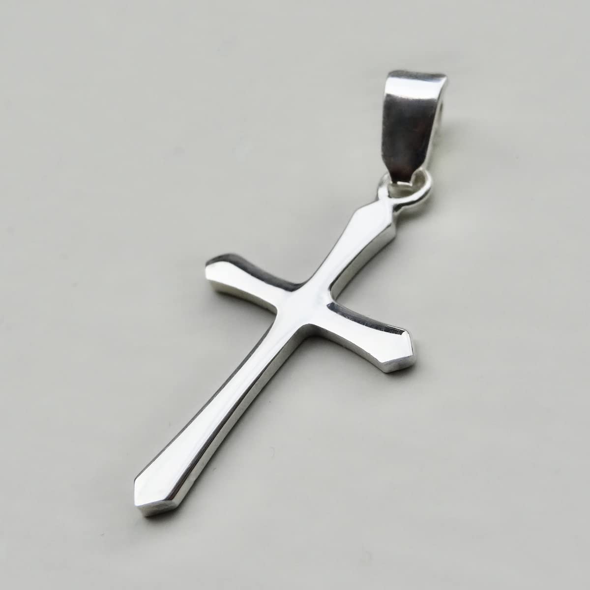 925 Sterling Silver Cross Pendant Necklace for Men & Women - Religious Jewelry Gift for Baptism, Confirmation & Everyday Wear