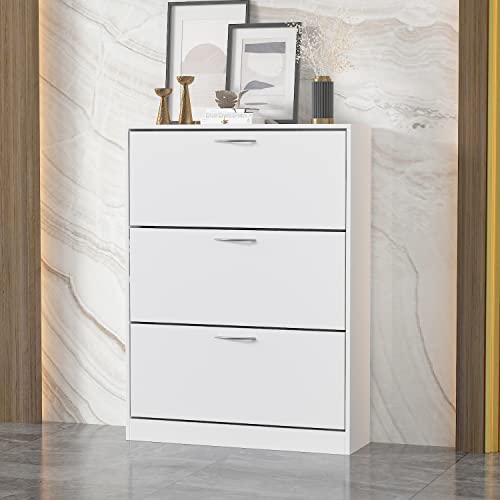 3 Drawers - White