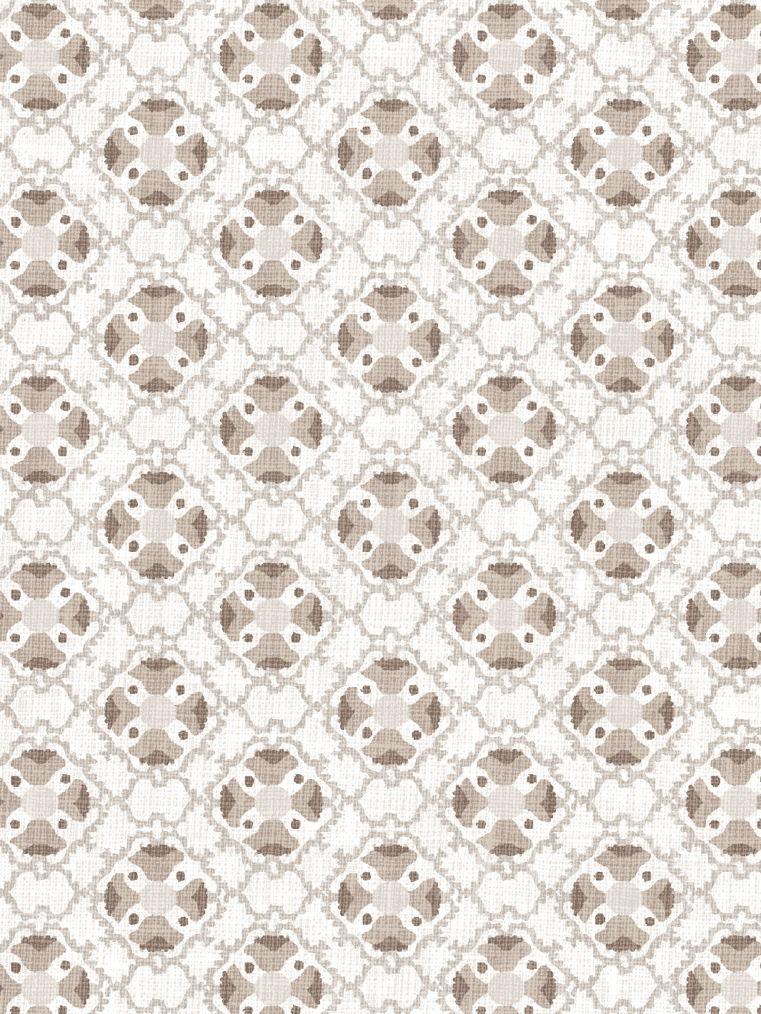 Nathan Turner Medallion All Over Neutral Wallpaper - Perfect for Living Room, Bedroom, and Dining Room Decor
