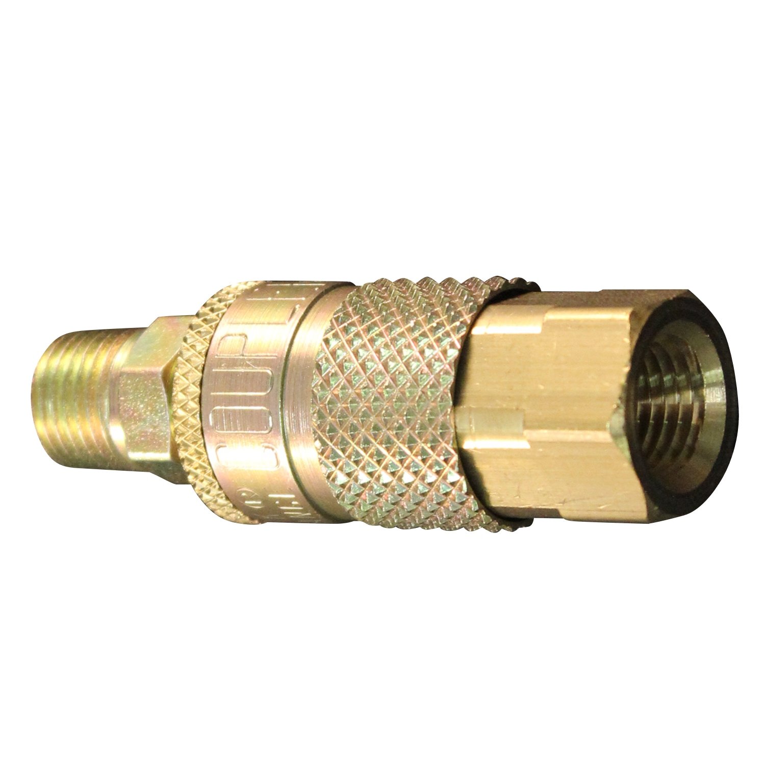 Milton S-782 Air Coupler Body - High Flow Industrial Pneumatic Quick Connect Coupling for Air Tools, Compressors & Tire Inflators - Ideal for Auto Repair Shops, Construction Sites & DIY Projects