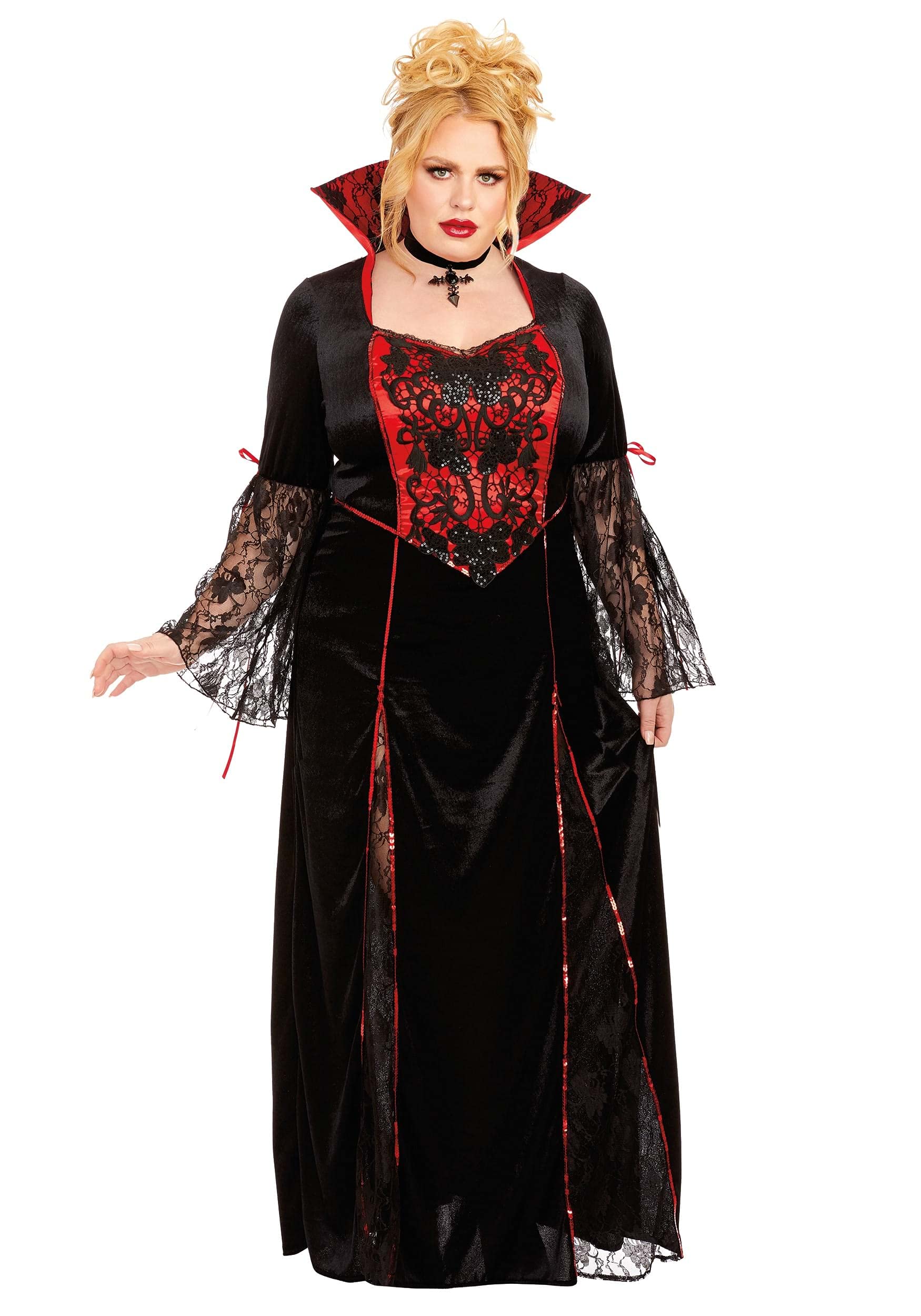 Dreamgirl Women's Vampira Costume - Sexy Halloween Dress for Cosplay, Party & Theme Nights