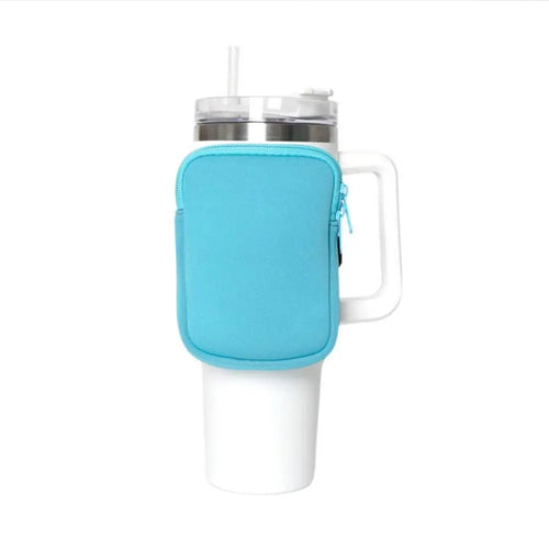 Neoprene Water Bottle Holder for Stanley Quencher 40oz & 20oz - Insulated Sleeve for Adventure, Hiking, Gym & Outdoor Activities