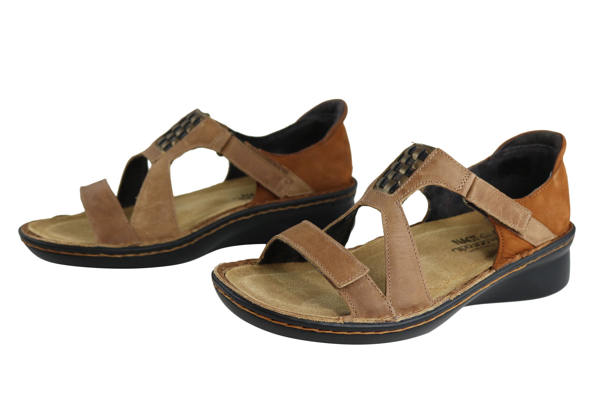 Naot Figaro Women's Leather Comfort Sandals - Wide Fit, Orthotic Friendly - Perfect for Walking, Travel & Casual Wear