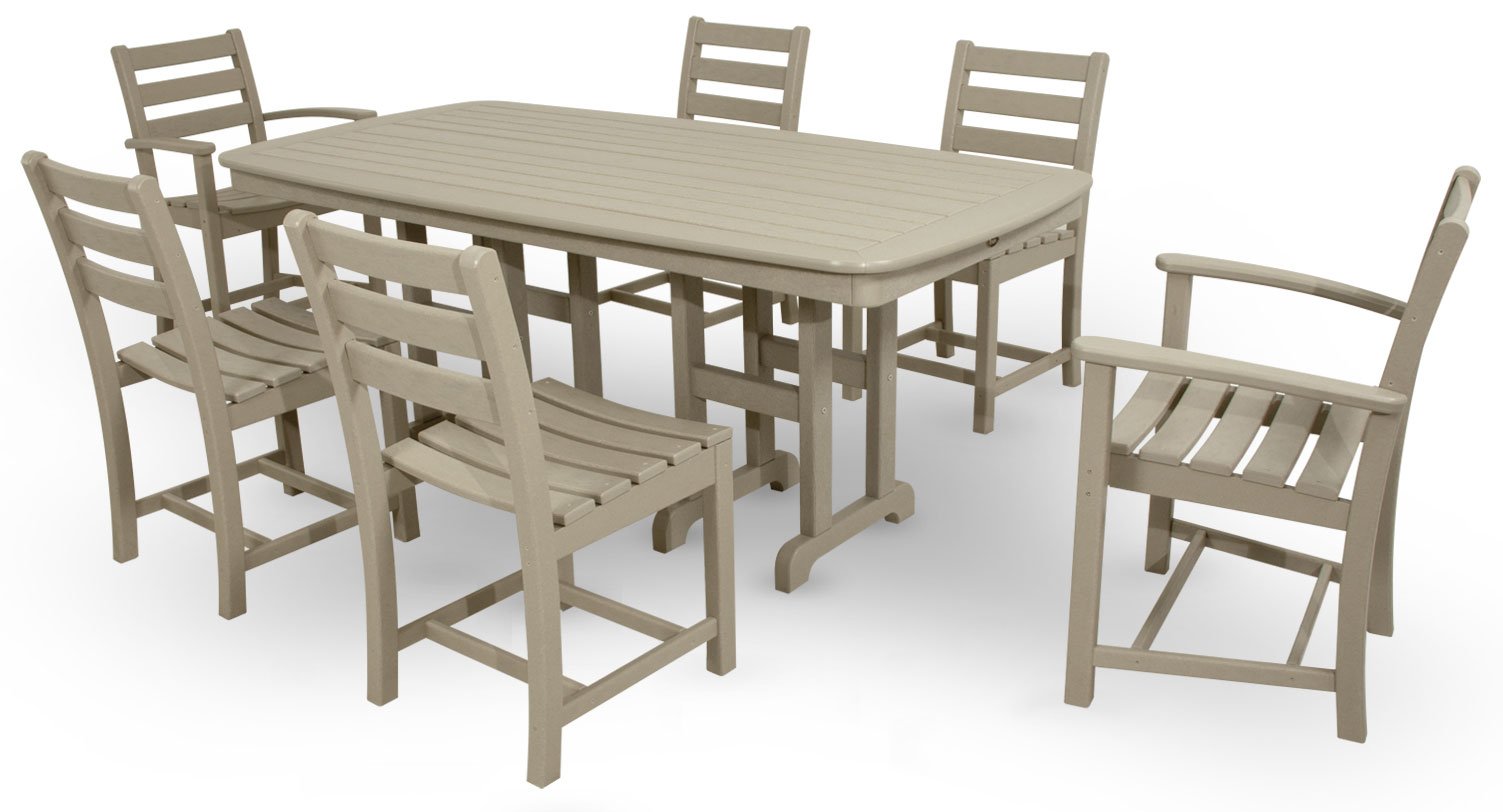 Trex Outdoor Furniture Monterey Bay Dining Side Chair - Weather-Resistant Patio Dining Chair for Backyard, Poolside & Garden - Perfect for Outdoor Entertaining & Relaxation
