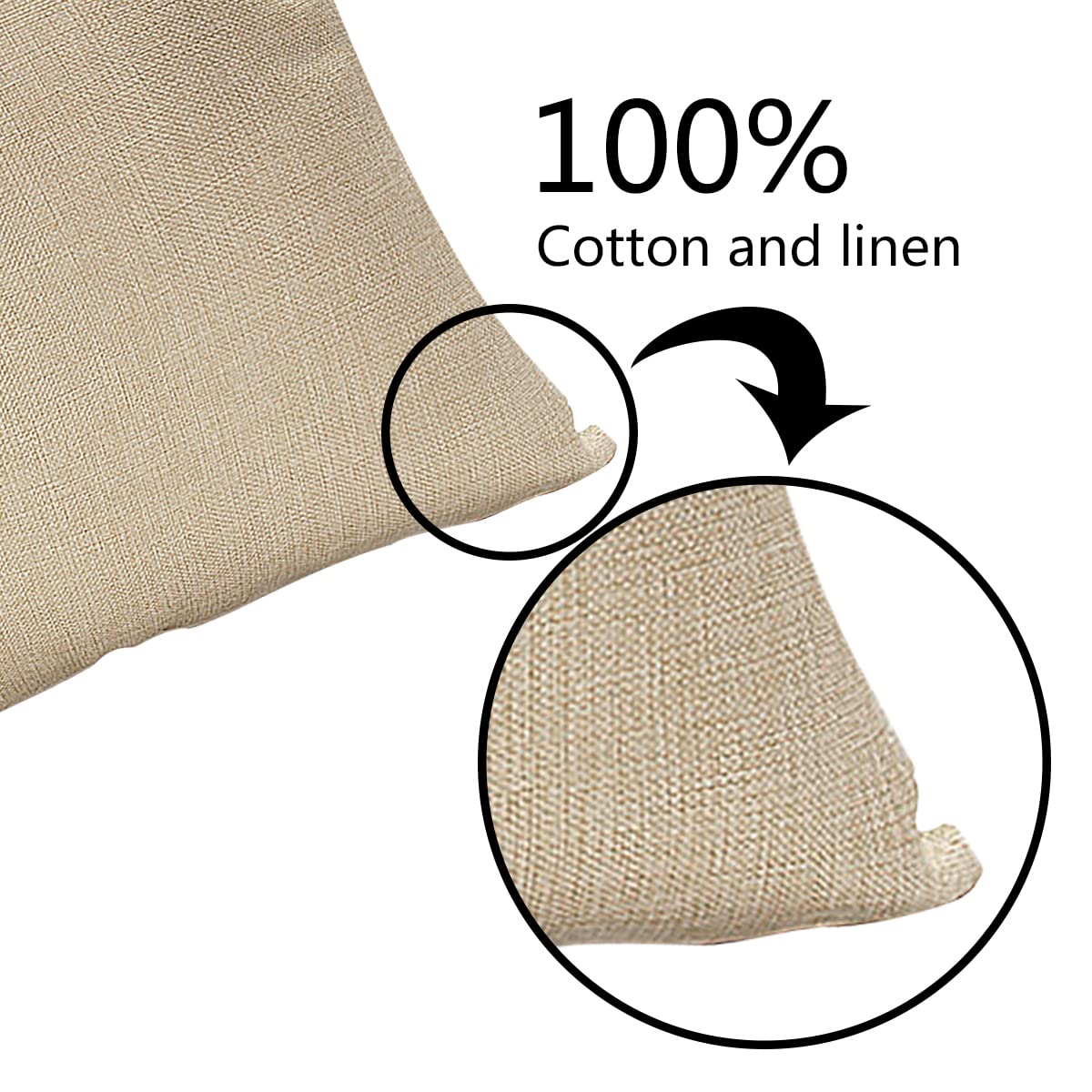 IBILIU 18x18 Inch Throw Pillow Covers - Cute Love Fish Floral Design Decorative Pillow Cases for Sofa, Bedroom & Living Room Home Decor