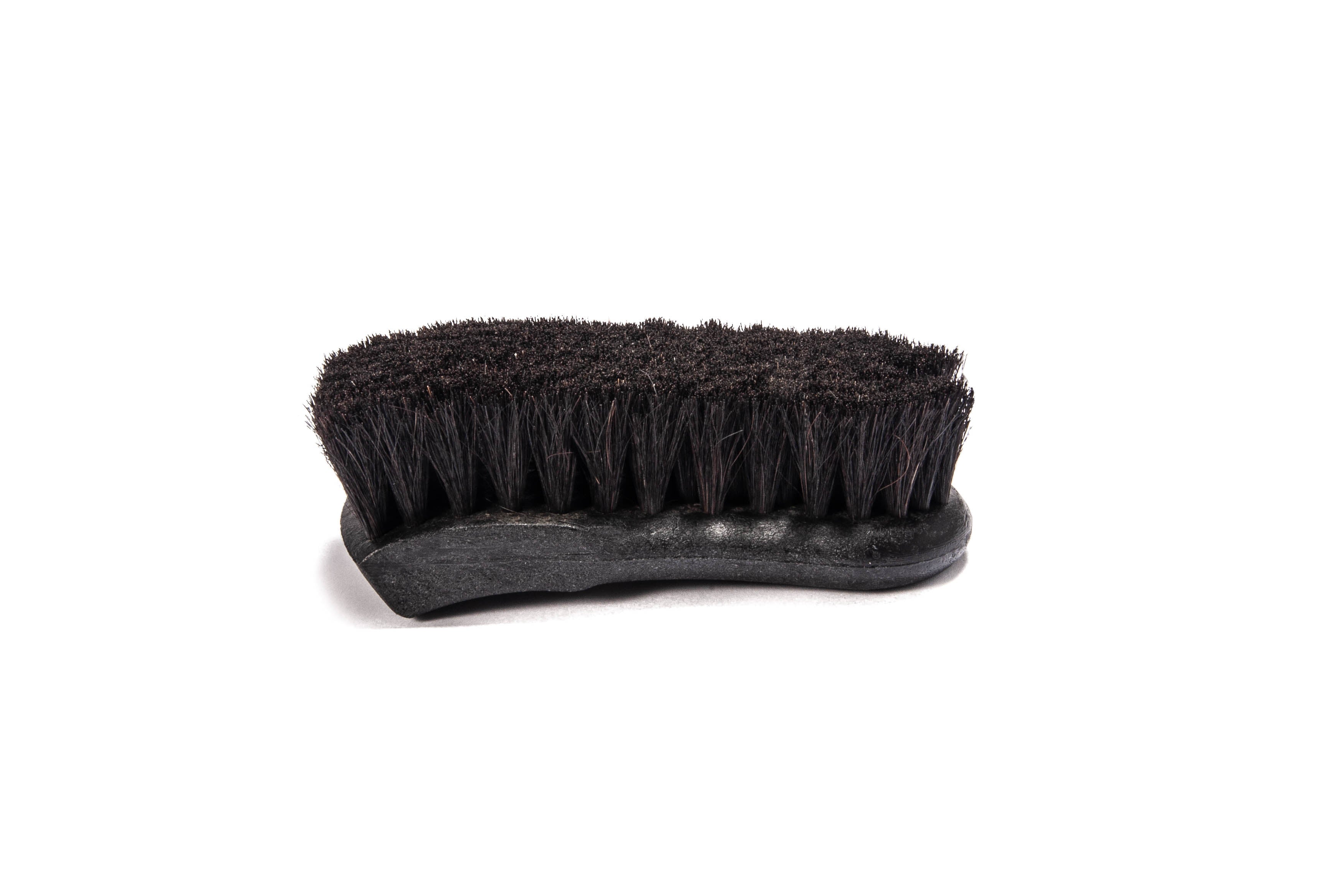 Wheel Woolies Leather Upholstery Cleaning Brush - Premium Horse Hair Bristles for Car Detailing, Motorcycle Seats & Furniture Care | Gentle Scratch-Free Cleaning Tool