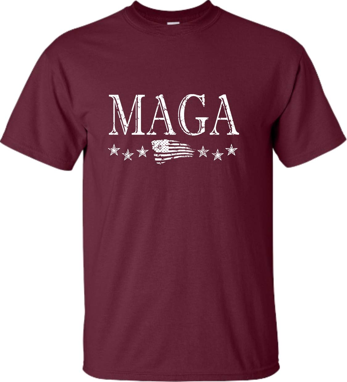 America First MAGA Patriotic T-Shirt for Youth - Red White & Blue Political Tee for Trump Supporters, Campaign Rallies & Conservative Events