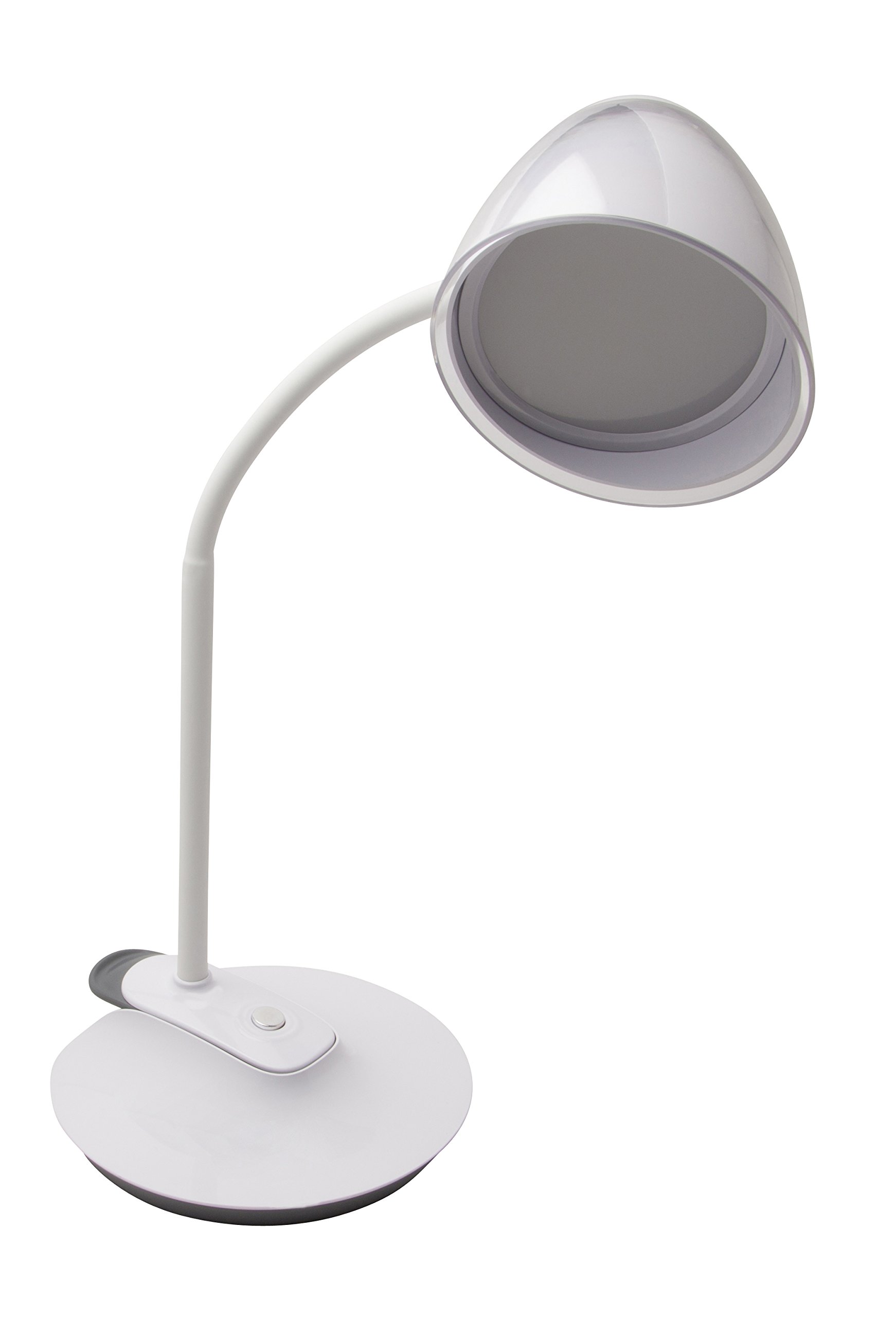 2-in-1 Clip-On Flex LED Desk Lamp with Removable Base - Adjustable Brightness for Reading, Studying & Office Work | Illuminator 41898