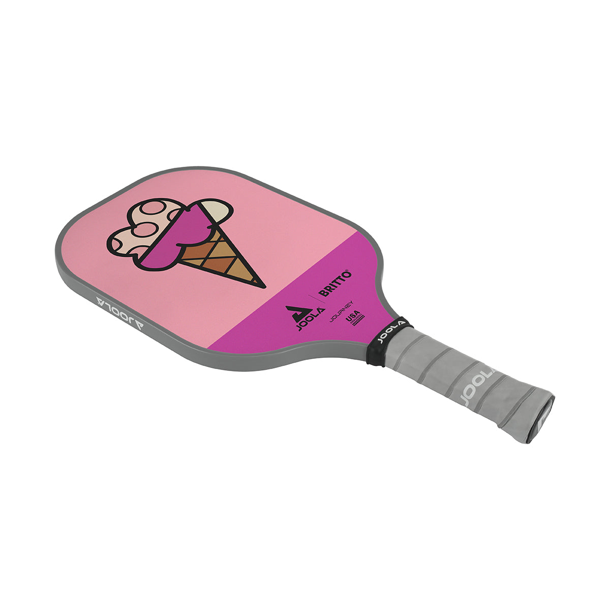 JOOLA BRITTO Pickleball Paddle - Premium Carbon Fiber Surface with Cushion Grip - USA Pickleball Approved - Perfect for Indoor & Outdoor Games, Tournaments & Recreational Play