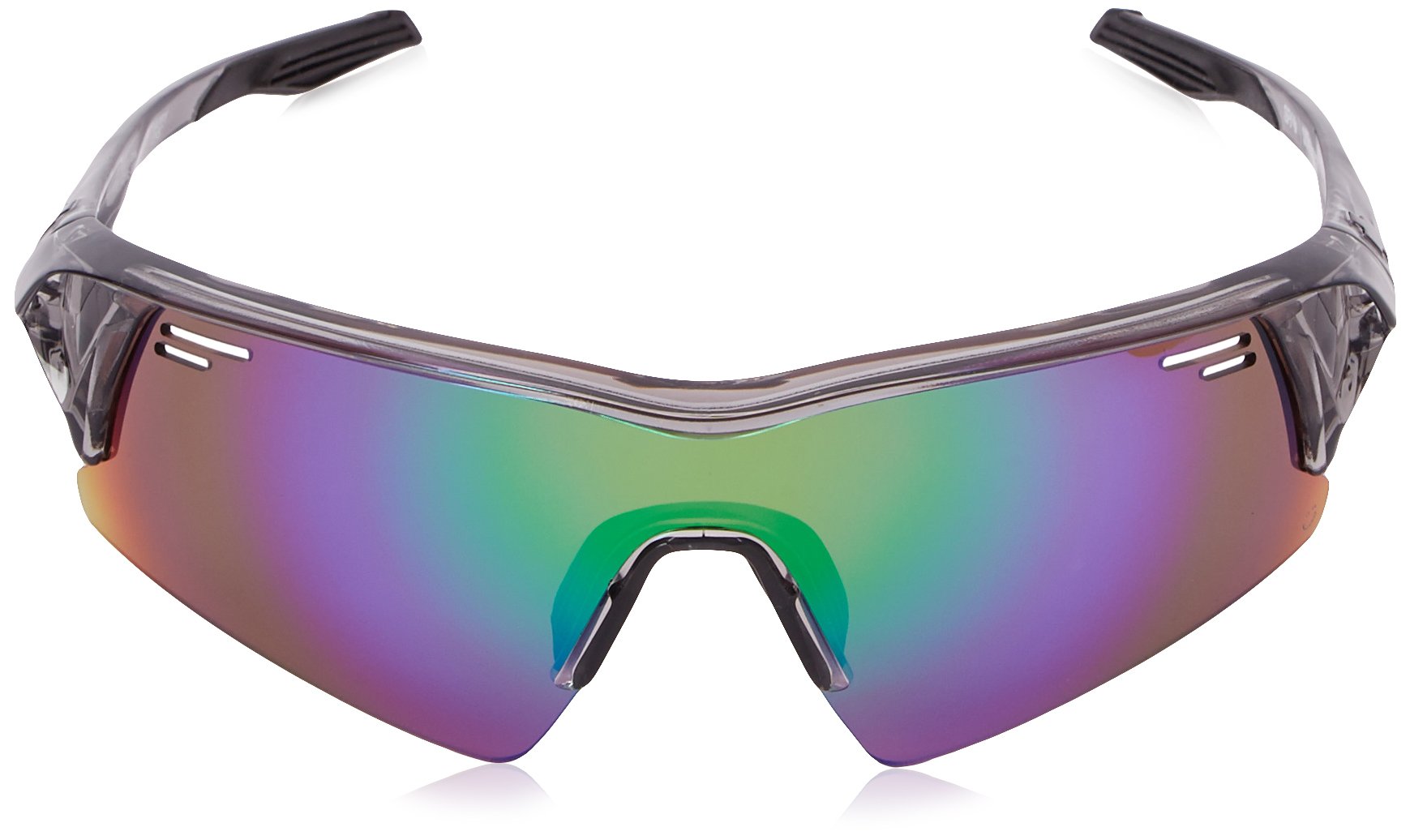 Spy Optics Screw Over Clear Wrap Sunglasses - UV Protection, Lightweight & Stylish for Cycling, Running, and Outdoor Sports