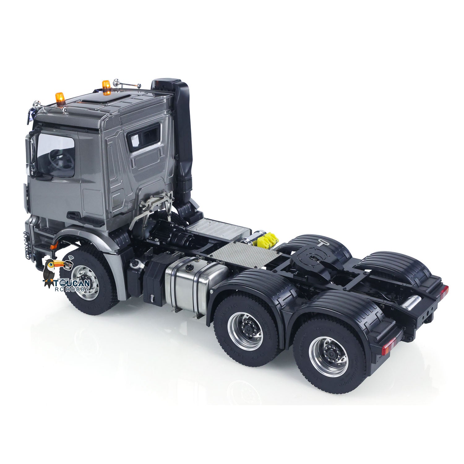1/14 Scale RC Tractor Truck - 6X6 Lorry Car with Metal Axles & 2-Speed Gearbox | RTR Radio Control Vehicle for TAMIYA Semi Trailer | Fast Free Shipping | Perfect for Off-Road Adventures & Heavy Load Simulation