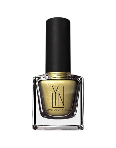 LYN Queen's Golden Necklace Nail Polish - Luxury Metallic Gold Nail Lacquer for Women, Long Lasting Shine, Gift for Her | Perfect for Parties, Weddings & Special Occasions