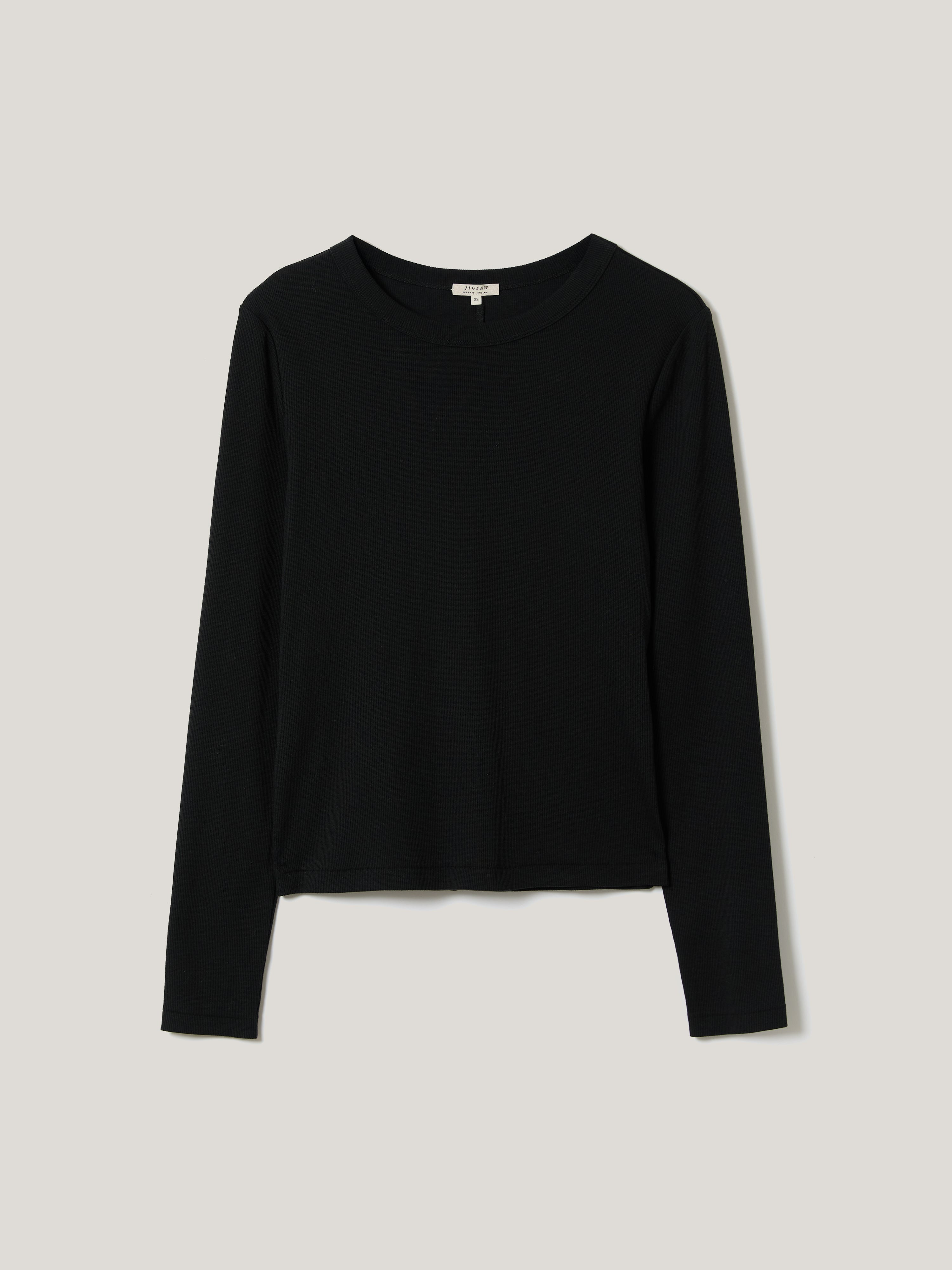 Soft Long Sleeve Cotton Baby T-Shirt for Infants - Black | Comfortable Everyday Wear for Newborns & Toddlers