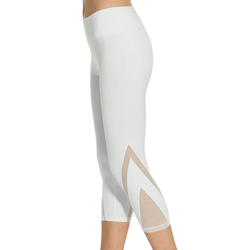 Women's High Waisted Yoga Pants - Buttery Soft Workout Leggings with Tummy Control & Hip Lift | Squat Proof Capri Leggings for Gym, Running & Lounge Wear