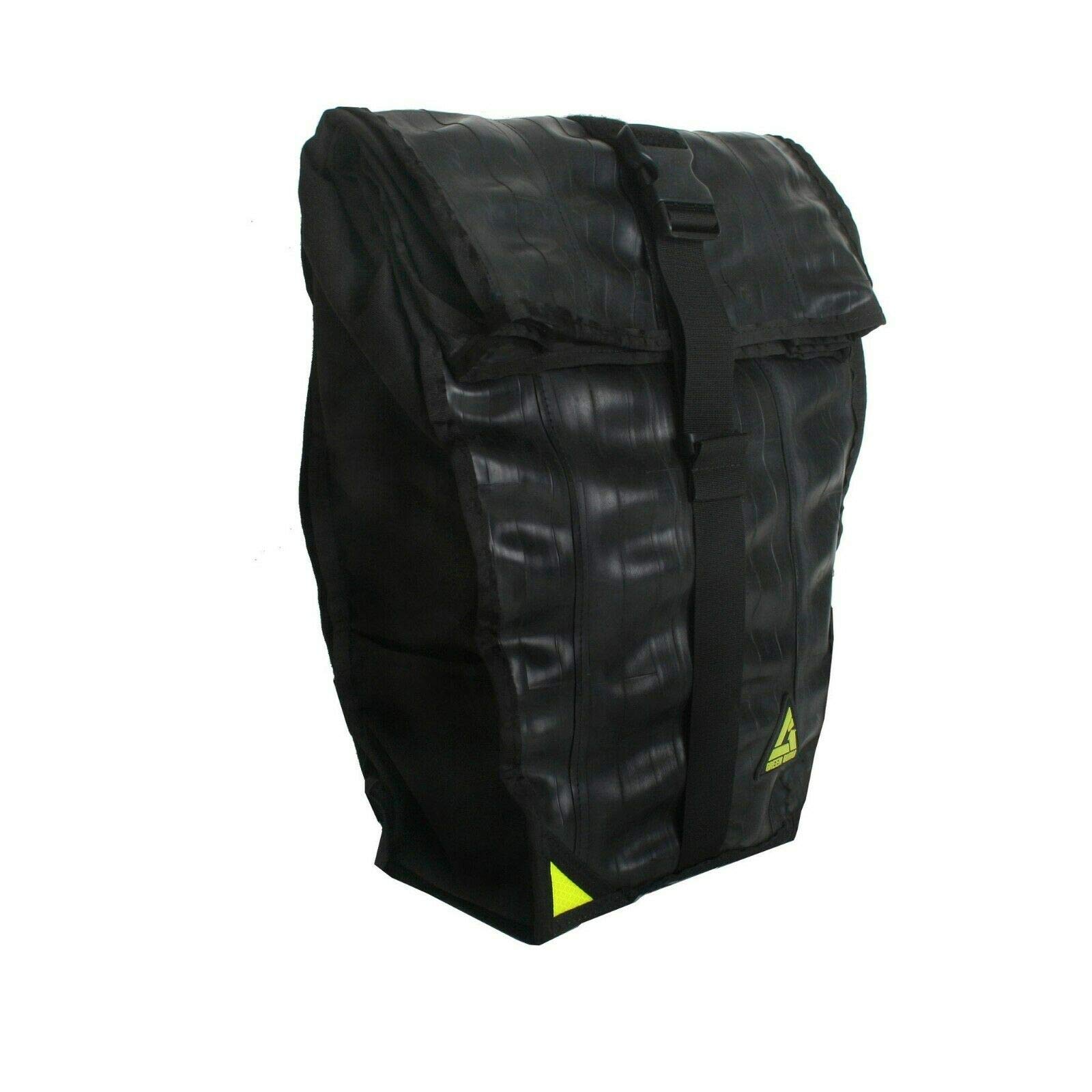 Green Guru Pannier & Backpack High Roller - Waterproof Bike Commuter Bag with Laptop Sleeve | Durable Cycling Backpack for Commuting, Hiking & Urban Travel | Perfect for Work, School & Outdoor Adventures