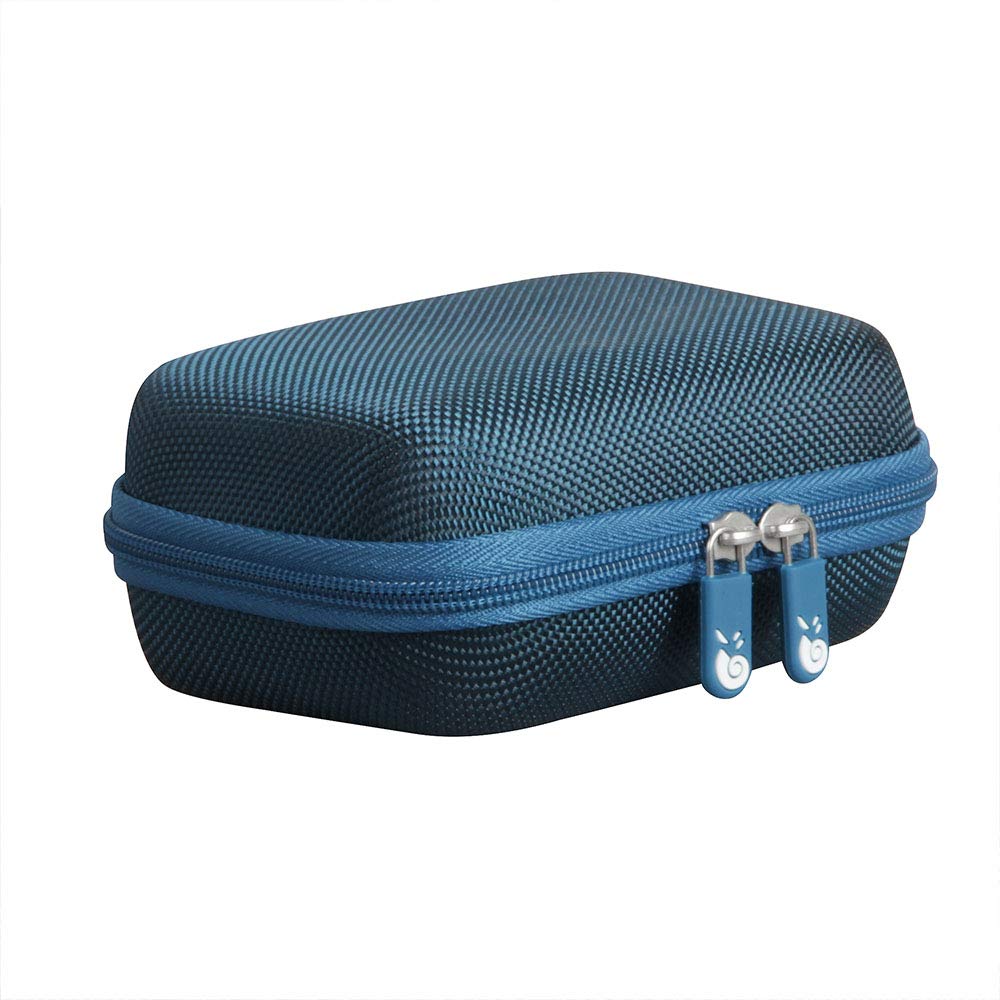 Hermitshell Hard Travel Case for JBL Go 3 & JBL Go 3 Eco Portable Bluetooth Speaker - Protective Cover for Outdoor, Travel, Camping, Beach (Blue)