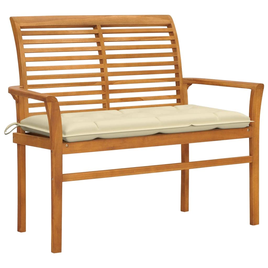 Premium Solid Teak Wood Garden Bench 44.1