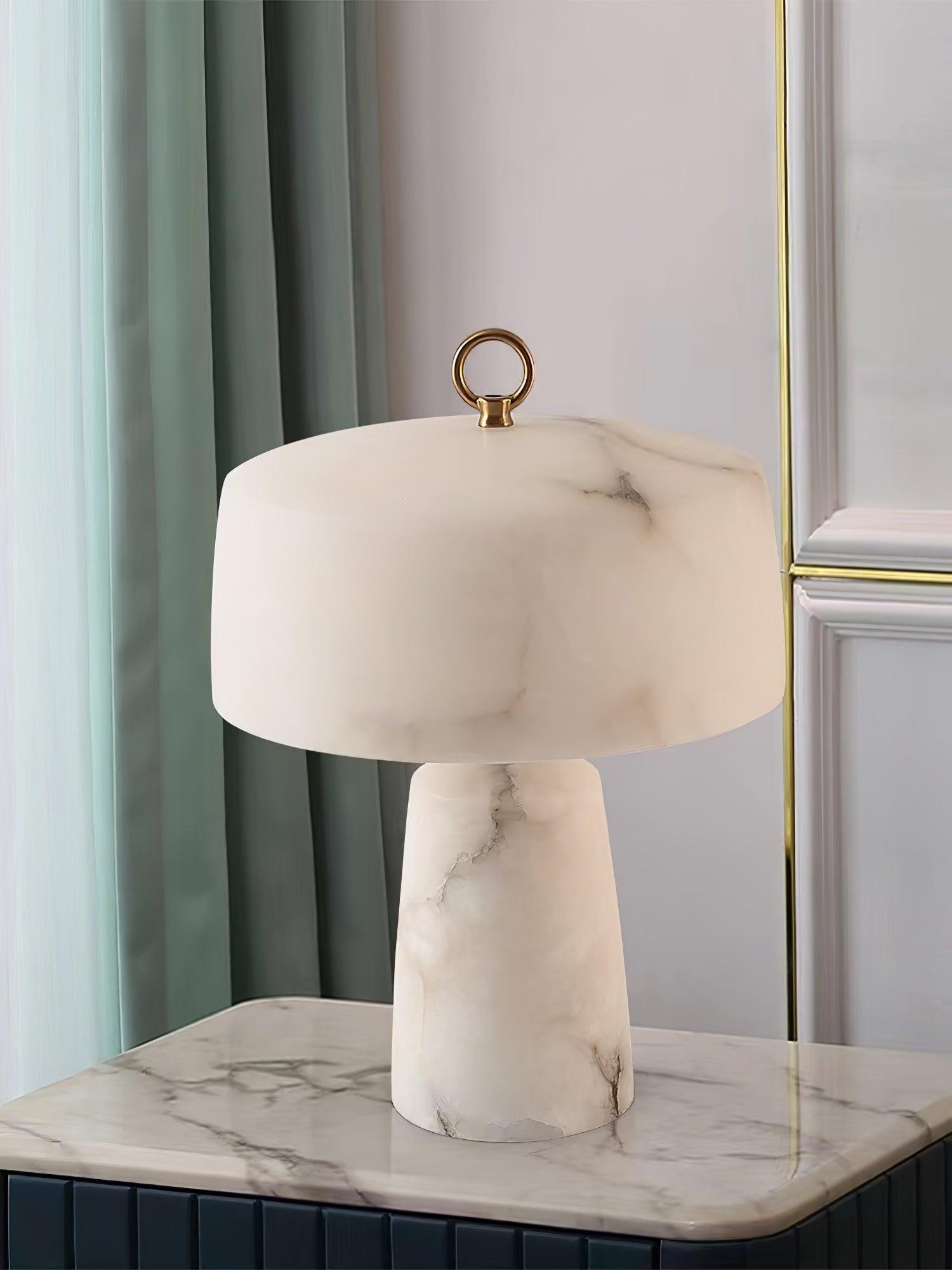 Aogashima Modern LED Table Lamp - Adjustable Brightness, USB Charging, Night Light for Bedroom, Office & Living Room - Perfect for Reading, Working & Relaxing