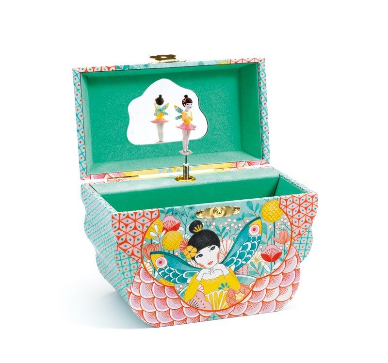 Flower Melody Music Box - Elegant Handcrafted Wooden Musical Jewelry Box with Floral Design | Perfect Gift for Birthdays, Weddings & Home Decor