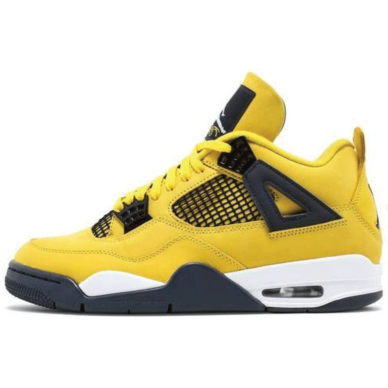 Air Jordan 4 Retro Lightning Basketball Shoes - Men's High-Top Sneakers for Streetwear & Court Performance | Perfect for Casual Wear, Basketball Games & Sneaker Collecting