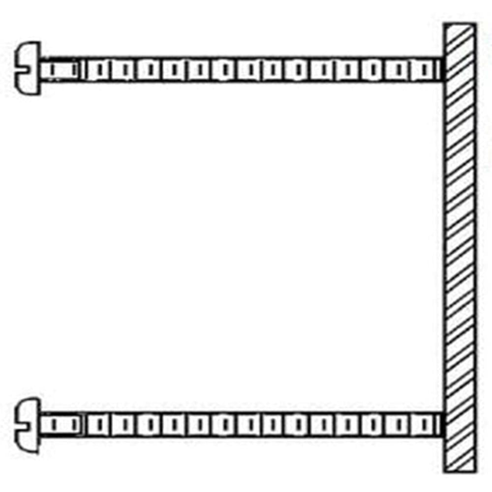 ASI 3933 Anchor Kit for 3700/3800 Series Partition Mounted Grab Bar - ADA Compliant Bathroom Safety Hardware for Commercial & Residential Use