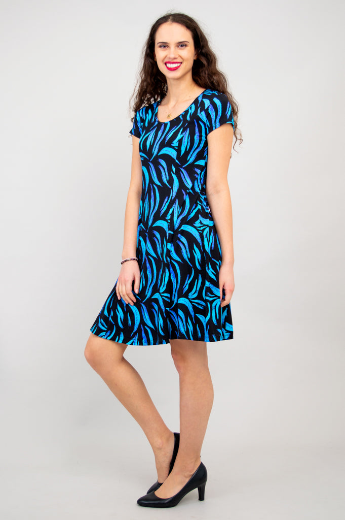 Callie Dress - Stylish Women's Bamboo Dress in Cubana Print | Perfect for Summer Outfits, Beach Vacations & Casual Wear