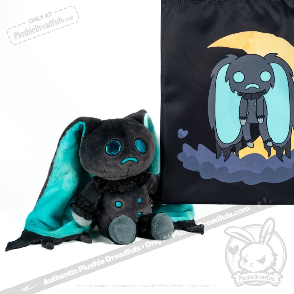 Plushie Dreadfuls Wraith Bunny - Soft Stuffed Animal Toy for Halloween Decor, Gothic Gift & Cute Cuddling