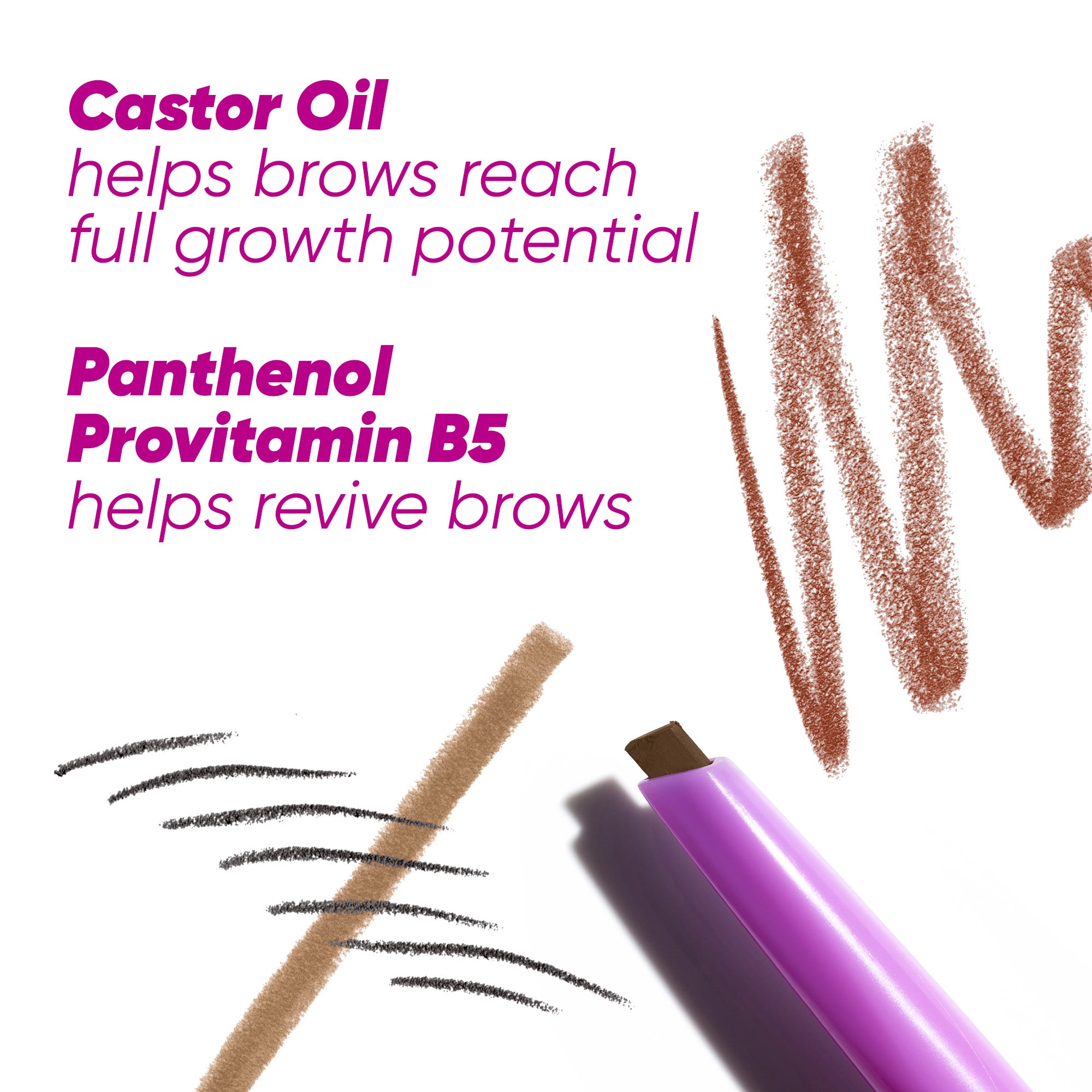 Brow Pop Dual Action Defining Pencil - Waterproof Eyebrow Pencil with Spoolie Brush for Natural Looking Brows - Perfect for Daily Makeup, Salon Use & On-The-Go Touch Ups